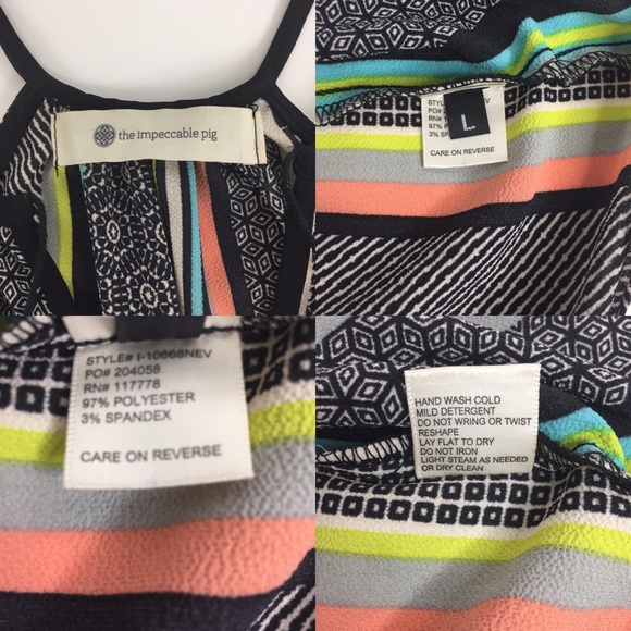 The Impeccable Pig Spaghetti Strap Tank Top Size L - Picture 8 of 8